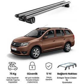 Resim Pençe Dacia Logan Ara Atkı 2013-2017 Uyumlu Gri Ara Atkı Port Bagaj Tavan Barı 