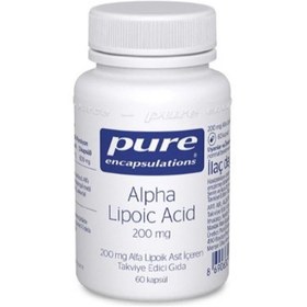 Resim Pure Encapsulations Alpha Lipoic Acid 200 mg 60 Kapsül 