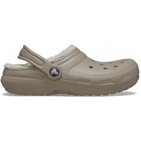Resim Crocs Classic Lined Clog T Çocuk Terlik - Sütlü Kahve Sütlü Kahve 