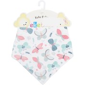 Resim Ekebaby Penye Baskılı Fular Önlük 11981 Yeşil 