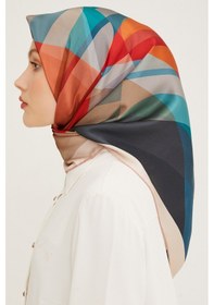 Resim Armine İpek Eşarp 8901d Twill Nostalji - 90x90 / 38 