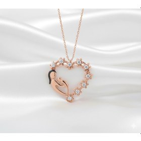 Resim Ariş Pırlantalı Anne&Bebek Kolye N11.20466 