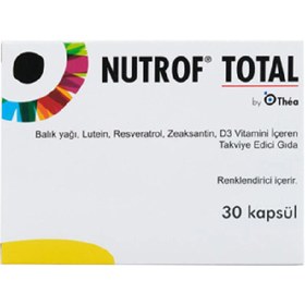 Resim Nutrof Total Takviye Edici Gıda 30 Kapsül 