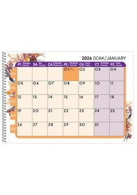 Resim 2026 Masaüstü Planlama Takvim Defter-23x33 Cm 