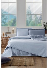 Resim Özdilek Colourist Tek Kişilik Nevresim Takımı Buz Mavisi 