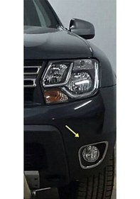 Resim Dacıa Duster 2010-2011-2012-2013-2014-2015-2016-2017 Krom Sis Çerçevesi Paslanmaz Çelik 