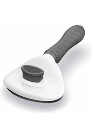 Resim Hype Store Slipt Otomatik Temizlenen Kedi Köpek Tarağı (Gri) 