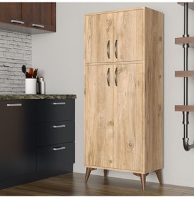 Resim Büyük Boy Çok Amaçlı Dolap Çam - Mdl0102 