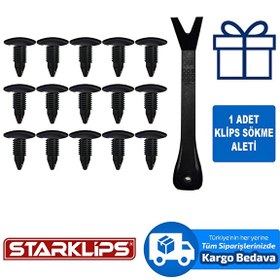 Resim Döşeme Klipsi Koyu Gri Suzuki 20 Adet Starklips