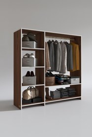 Resim Kenzlife Giysi Dolabı Mükremin 150*150*40 Cvz Gardırop 