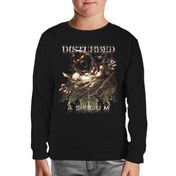 Resim Disturbed - Asylum Siyah Çocuk Sweatshirt 