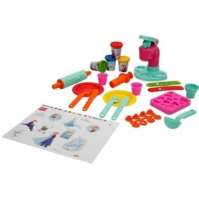 Resim Crafy Frozen Dondurma Fabrikası Oyun Hamuru Seti 200 Gr. 29 Parça 