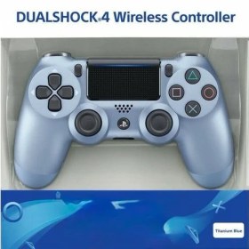 Resim Ps4 Dualshock 4 V2 Gamepad Yeni Nesil Kol Titanium Blue Yenilenmiş 