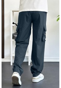 Resim Edwoxmen Erkek İnce Baggy Kalıp Kargo Pantolon Füme Edw164-fume Füme 