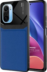 Resim Xiaomi Mi 11i Kılıf Uniq Leather Lacivert 