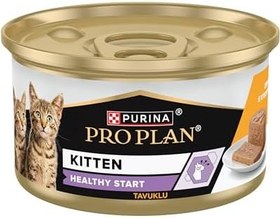 Resim Purina Pro Plan Yavru Kediler için Tavuklu Yaş Kedi Maması Konserve 85gr x 24 Adet 