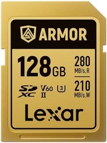 Resim Lexar Profesyonel ARMOR GOLD 128GB UHS-II V60 SDXC Hafıza Kartı 