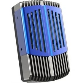Resim Coofbe RGB Işıklı Super Soğutucu Yarı İletken Telefon Soğutucu Telefon Radyatör Telefon Soğutma Fanı Gri 