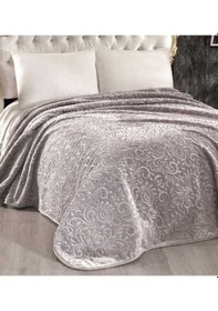 Resim Mink Battaniye Sense 526 Gümüş Çift Kişilik 220x240 Gümüş 