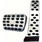 Resim Xuweiwei Silvery 2 Adet Mercedes İçin Kaymaz Gaz Ve Fren Pedalı C E S Sınıfı Glc Gle Gls Cls 