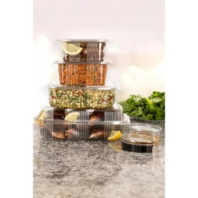 Resim Supertrend Sızdırmaz Kendinden Kapaklı Plastik Kap 150 gr (100'LÜ) 