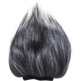 Resim Wezone Ey-m23 Mikrofon Rüzgar Engeli 12cm Çaplı Gri-beyaz Yapay Kürk, Zoom H1/h2n/h4n Pro/h6 Ve Sony D50/d100 İçin Rüzgar Gürültüsünü Azaltır 