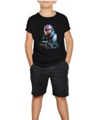 Resim F1 Lewis Hamilton 44 Siyah Çocuk Tişört (534729546) Siyah 