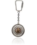 Resim Tuğra İşlemeli 925 Ayar Gümüş Anahtarlık N11.15298 