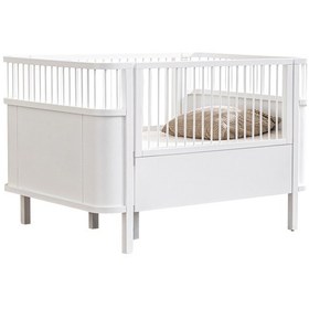 Resim Mdf Beşik Trend Büyüyen Beşik 90x130 Trend Karyola 90x190 - Beyaz 