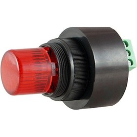 Resim Ø28 Pano Montaj Led Buzzer Kesik / Sabit Ses Klemens 