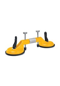 Resim Sgs959 - 100 Kg İkili Ayarlanabilir Alüminyum Gövde Cam Seramik Fayans Ahşap Tutma Taşıma Vantuzu 12cm + 12cm 