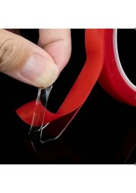 Resim Silikon Çift Taraflı Montaj Bantı Şeffaf Tape 25mm X 5mt 