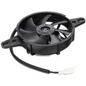 Resim Dream011 Motorsiklet Modifiye Su Tank Fanı Yağ Soğutucu Radyatör Motor Soğutma Sistemi 
