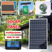 Resim 1 Adet/2 Adet 100A Güneş Paneli Şarj Kontrol Cihazı Seti, USB ile Çalışan Taşınabilir Kamp, Karavan, Tekne, Telefon Şarjı, Aydınlatma ve Evcil Hayvan Barınağı için Dayanıklı Hava Koşullarına Dayanıklı Solar Güç Çözümü 