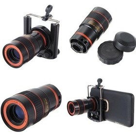 Resim 8x18 Zoom Teleskop Telefon Kamera Lensi Mini El Dürbünü Pop Çok Renkli 