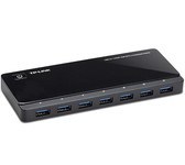 Resim TP-LINK UH720 2ŞARJ PORTLU 7 PORT USB 3.0 HUB 