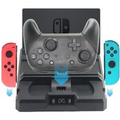 Resim Cbtx Çok Fonksiyonlu Oyun Konsolu Nintendo Switch Uyumlu Şarj Tabanı Depolama Braketi Kolu 