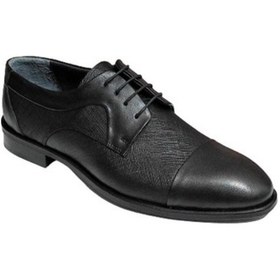 Resim Aypaş 1110 Siyah Erkek Klasik Deri Ayakkabı 