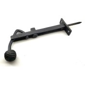 Resim Antika Tarz Dekoratif Pirinç Ayarlı Panjur Stoperi - 150X55 Mm, Oksit 