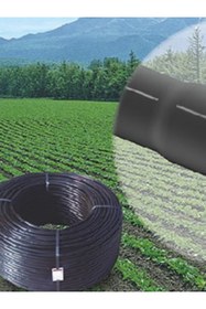 Resim MRT PLASTİK 16 mm ÇAPLI, 40 mm DELİK ARALIKLI DAMLAMA HORTUMU (DELİKLİ) 50 metre 