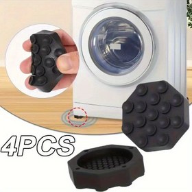 Resim Ev Anti-Slip Şok Emici Yıkama Makinesi Ayak Pedleri, Buzdolabı Yükseltme Tabanı, Aşınmaya Dayanıklı, Kaymaz, Yıkama Makinesini Hareket Etmekten Önler, Bir Sabitleme Aracı. 