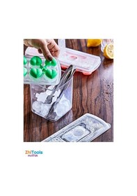 Resim Zhltools Buz Kalıbı - Bas-bırak Kapaklı Silikon Buz Kalıbı 4 Lü Set Siyah 