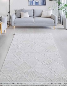Resim Dekhera Pia Yumuşak Bukle Halı 3022 Krem - 160X230 