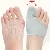 Resim Harici Lateks Pedli Ayarlanabilir Silikon Parmak Aralayıcılar - Günlük ve Gece Kullanım için Ayakkabılarla Giyilebilir Nefes Alabilen Unisex Büyük Ayak Başparmağı Düzeltici, Ebeveynler İçin Mükemmel Şükran Günü & Noel Hediyeleri, Ayak Koruyucu, Ayak Desteği, Ergonomik Şekil, Dayanıklı Malzeme, Ameliyat Sonrası İyileşme Yardımı, Rahat Kalıp, Kaymaz Tutuş, Yaşlı Destek 
