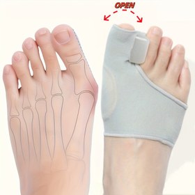 Resim Harici Lateks Pedli Ayarlanabilir Silikon Parmak Aralayıcılar - Günlük ve Gece Kullanım için Ayakkabılarla Giyilebilir Nefes Alabilen Unisex Büyük Ayak Başparmağı Düzeltici, Ebeveynler İçin Mükemmel Şükran Günü & Noel Hediyeleri, Ayak Koruyucu, Ayak Desteği, Ergonomik Şekil, Dayanıklı Malzeme, Ameliyat Sonrası İyileşme Yardımı, Rahat Kalıp, Kaymaz Tutuş, Yaşlı Destek 