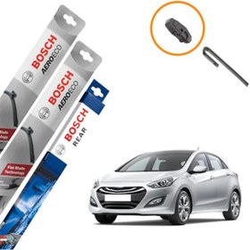 Resim Hyundai İ30 Muz Silecek Takımı Ön Arka Bosch Aeroeco 2014-2015 