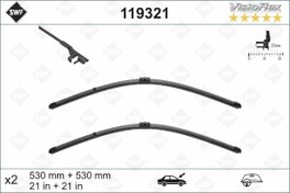 Resim x SİLECEK SÜPÜRGESİ ÖN PASSAT SKODA SUPERB 530 x 530 mm 