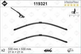 Resim x SİLECEK SÜPÜRGESİ ÖN PASSAT SKODA SUPERB 530 x 530 mm 