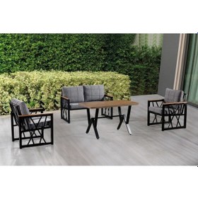 Resim Tu Tienda Açelya Bahçe Balkon Mutfak Mobilyasi Kayrak Gri Zahaviy 