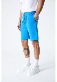 Resim Grimelange UNCERTAIN Erkek Comfort Fit Saks Mavi Şort & Bermuda 